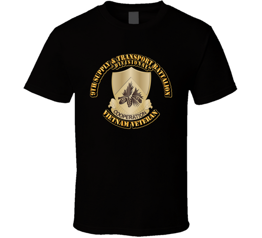 9th Supply &amp; Transport Battalion (Divisional) NO SVC Ribbon T Shirt