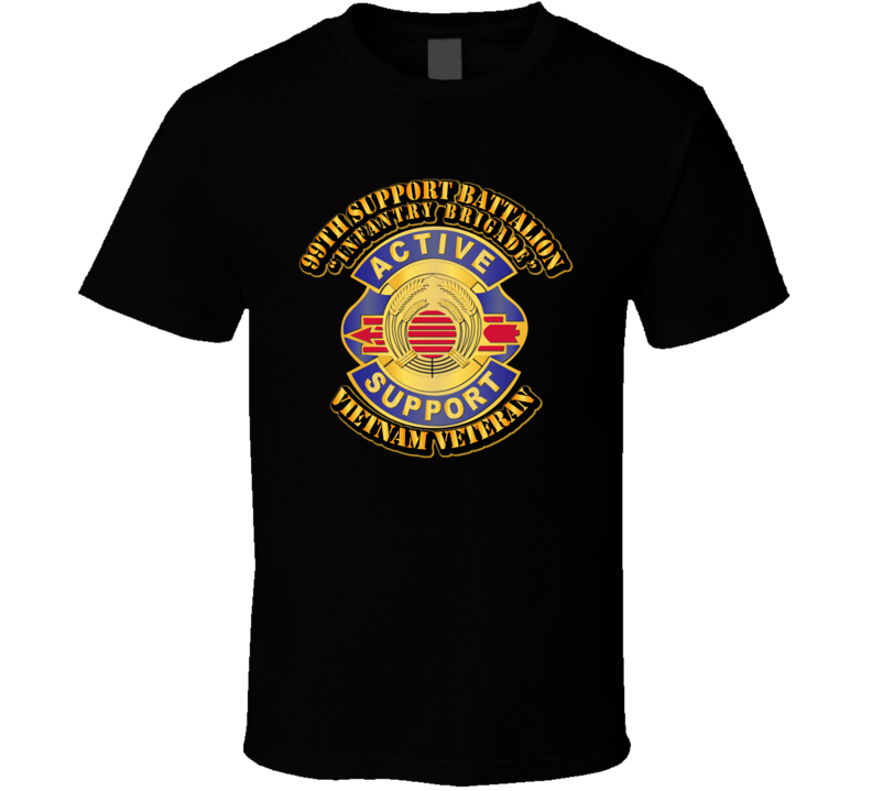 DUI - 99th Support Battalion (Infantry Brigade) NO SVC Ribbon T Shirt