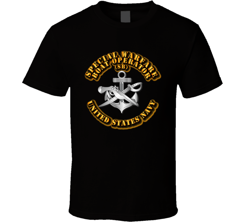 Navy - Rate - Special Warfare Boat Operator T Shirt