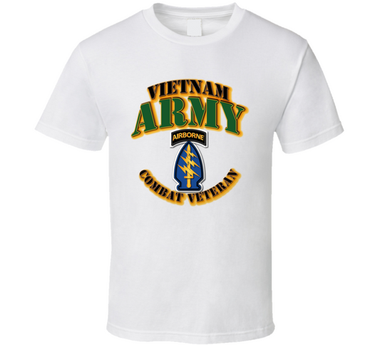 Special Forces - SSI - Vietnam - Combat Vet T Shirt