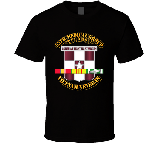 Army 55th Med Grp w SVC Ribbon T Shirt