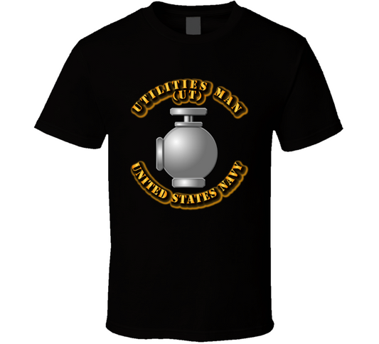 Navy - Rate - Utilities Man T Shirt