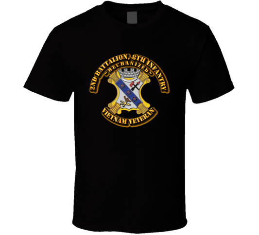 2nd Battalion, 8th Infantry No SVC Ribbon T Shirt