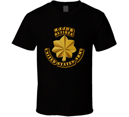 Major Retired w txt T Shirt