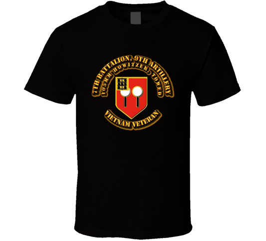 7th Battalion, 9th Artillery without SVC Ribbon T Shirt