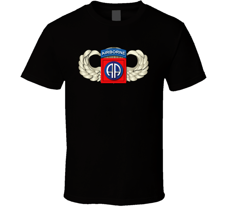 82nd Airborne Division - SSI - Wings T Shirt