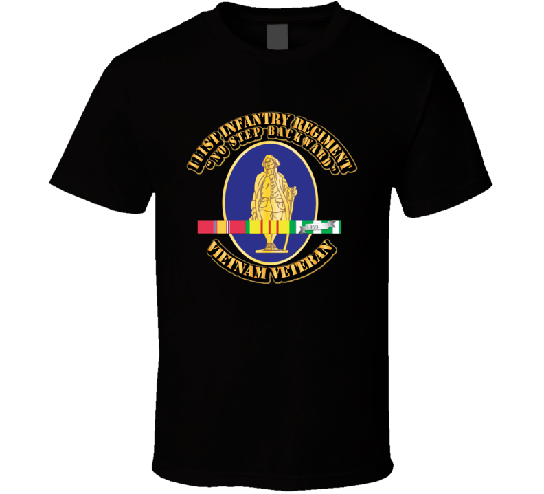DUI - 111 Infantry Regiment w SVC Ribbon T Shirt