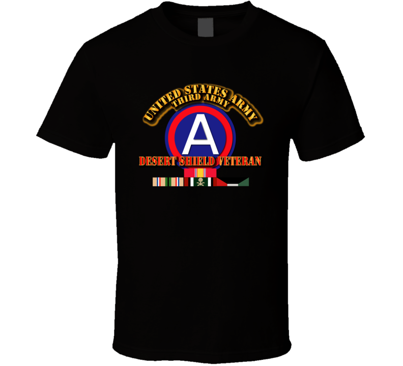 Third Army - Desert Shield Veteran T Shirt
