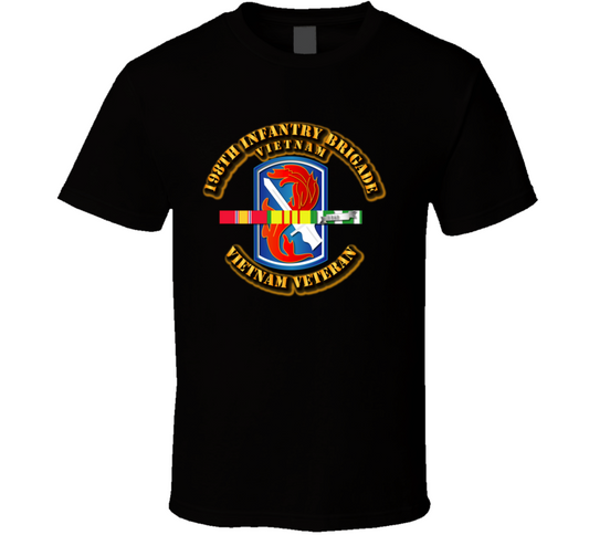 198th Infantry Brigade w SVC Ribbons T Shirt