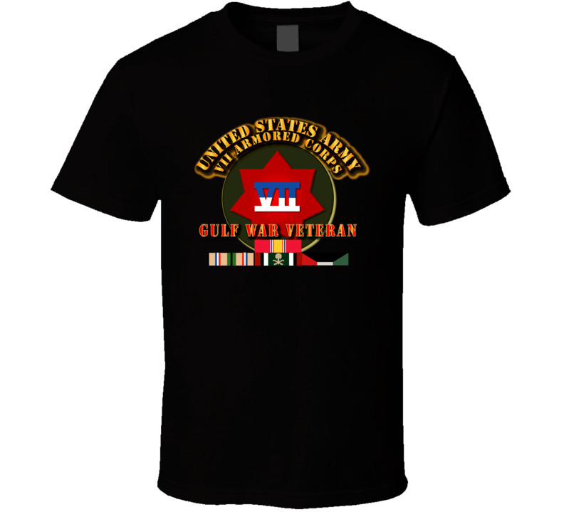 Army - VII Armored Corps - Gulf War Veteran T Shirt