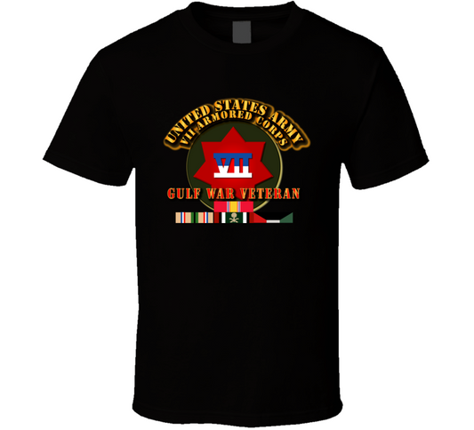 Army - VII Armored Corps - Gulf War Veteran T Shirt