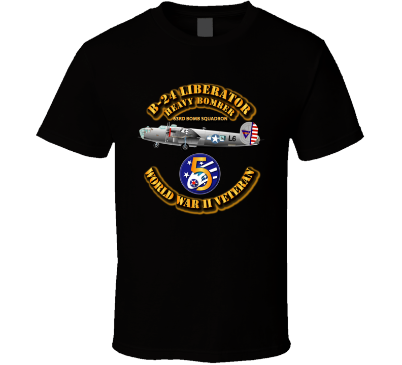 AAC - 43BG - 63rd BS - B-24 - 5th AF T Shirt