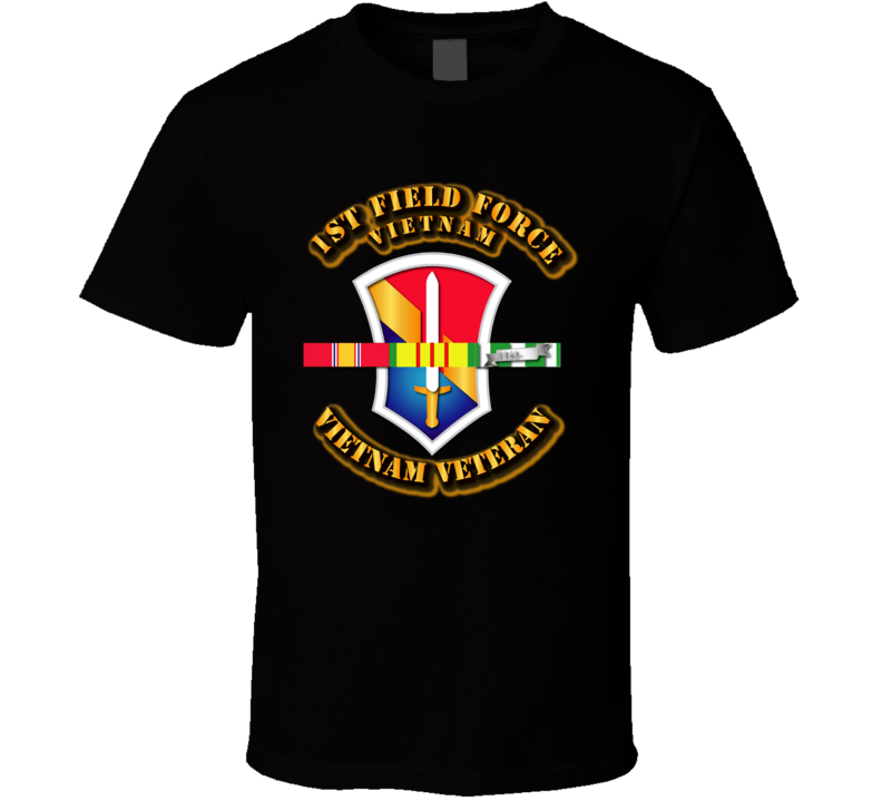 1st Field Force w SVC Ribbons T Shirt