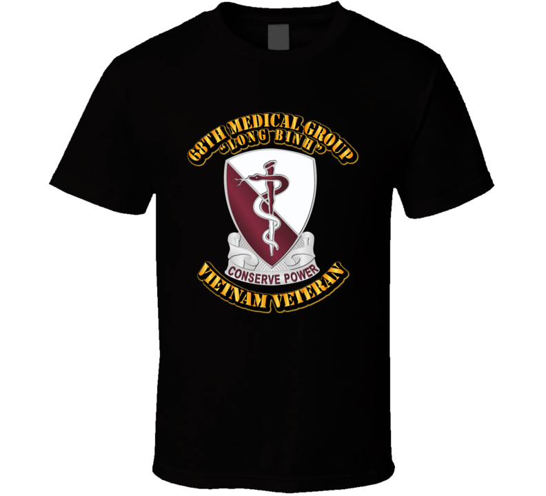 Army 68th Med Grp No SVC Ribbon T Shirt