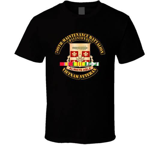 709th Maintenance Battalion (Divisional) w SVC Ribbon T Shirt