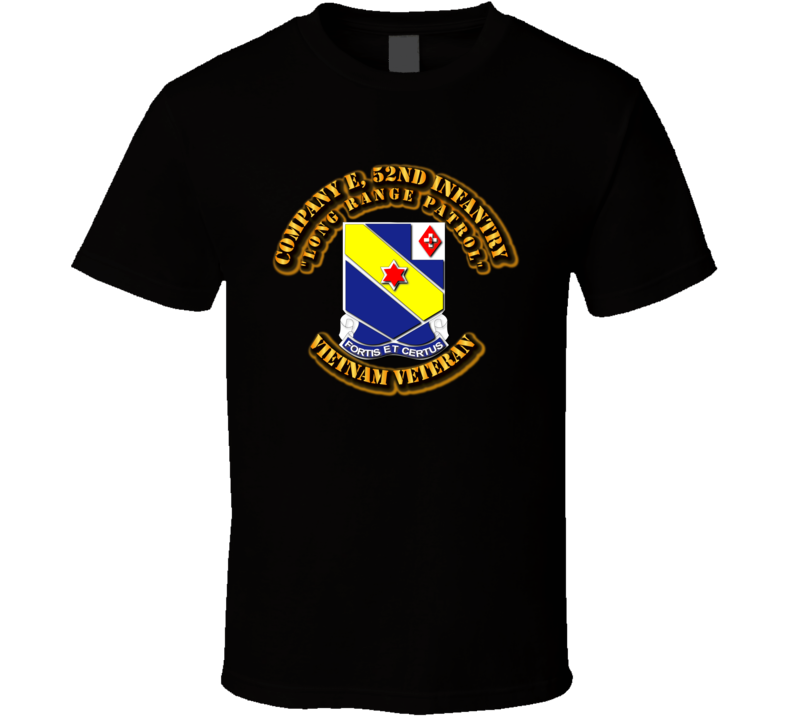 Company E, 52nd Infantry NO SVC Ribbon T Shirt