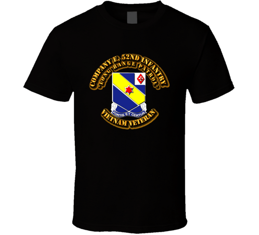 Company E, 52nd Infantry NO SVC Ribbon T Shirt