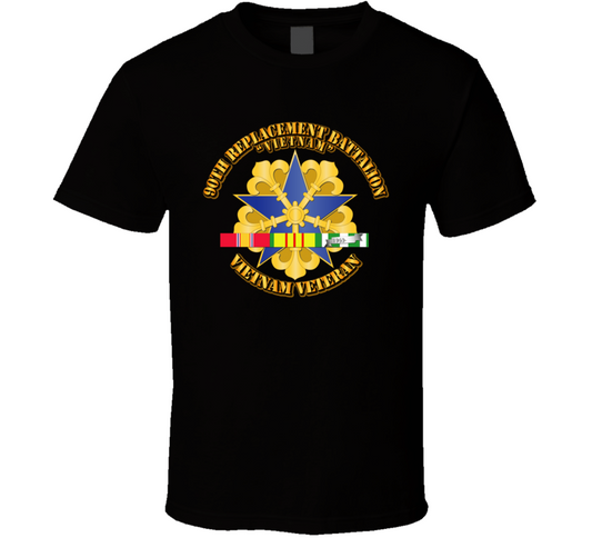  90th Replacement Battalion w SVC Ribbon T Shirt