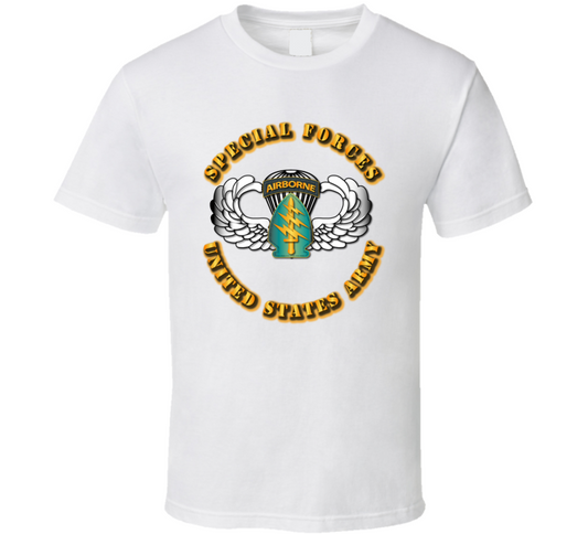 Special Forces - SSI - Wings T Shirt
