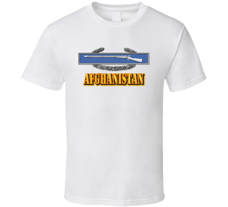 Army - CIB - AHGHANISTAN T Shirt