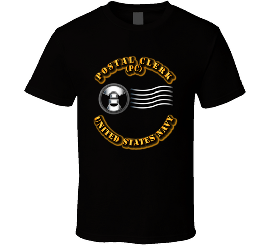 Navy - Rate - Postal Clerk T Shirt