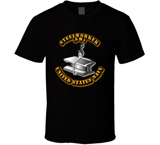Navy - Rate - Steelworker T Shirt