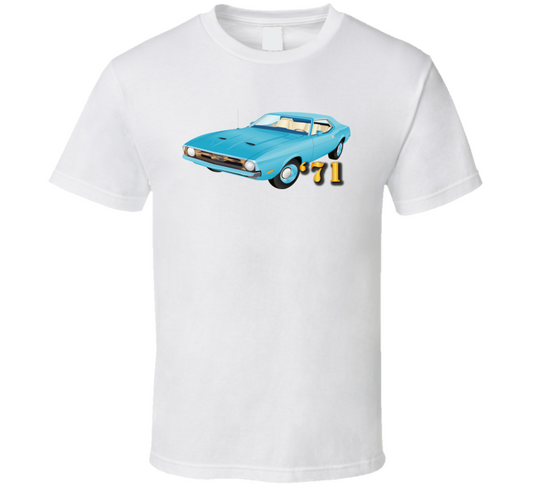 Vehicle - 1971 Ford Mustang 429 CJ T Shirt
