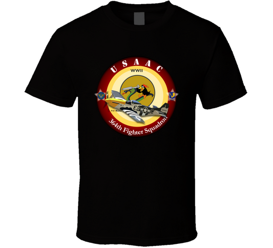 364th Fighter Squadron - P51 Mustang T Shirt