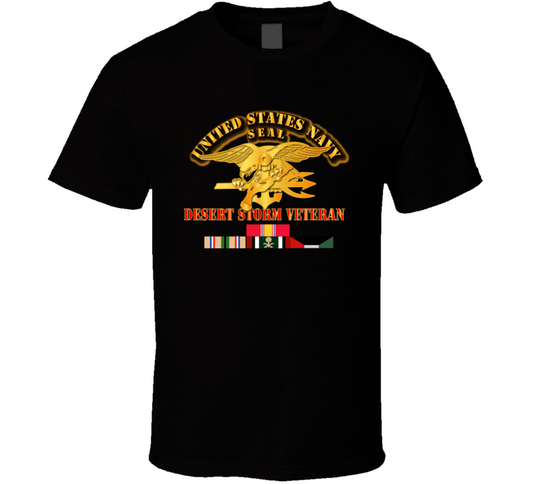 Navy - SEAL - Desert Storm Veteran T Shirt