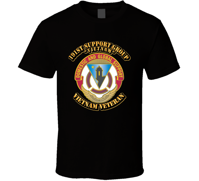 DUI - 191st Support Group NO SVC Ribbon T Shirt